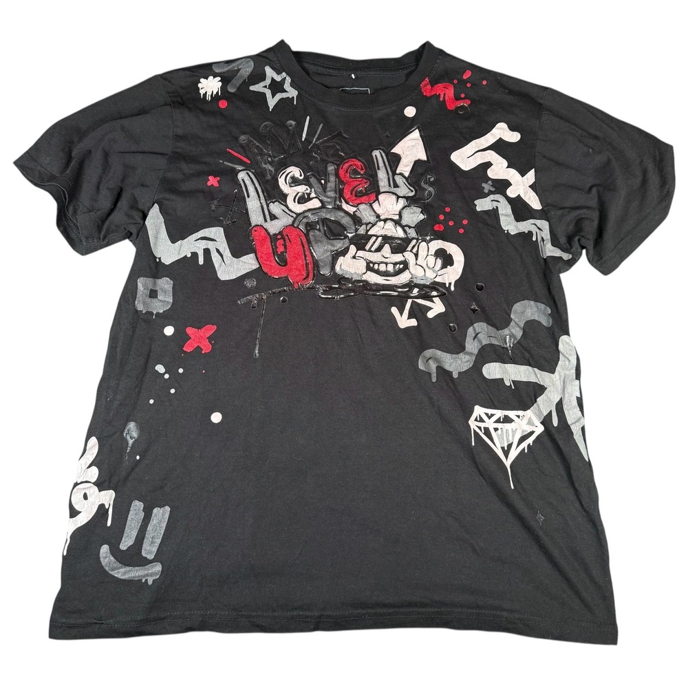 Southpole Graphic Print‎ T-Shirt Men's Crew Size Large